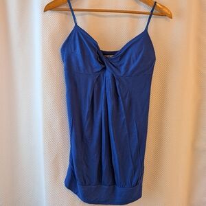 XXI Forever 21 blue spaghetti strap cami